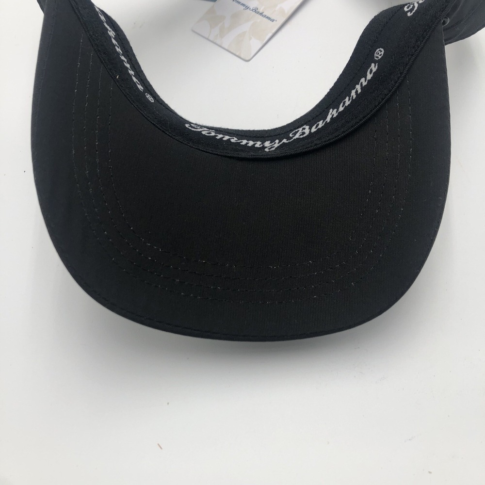 Tommy Bahama Visor Sun Hat Cap Adjustable Black Fishing NWT Visor White Hat NEW - Picture 13 of 16